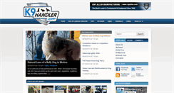 Desktop Screenshot of k9handler.com